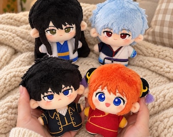 Muñeco de peluche chibi de anime adorable, mini juguete de peluche de personaje, peluche coleccionable kawaii, decoración suave para escritorio, regalo para fans del anime, peluche adorable