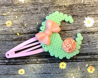 Crescent Moon Decora Kawaii Hair Clip