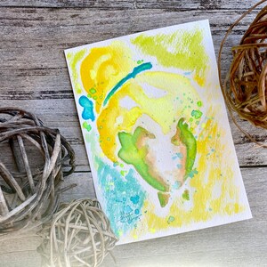 Tinkerbell Watercolor Painting, 5 x 7&quot; Tink, Peter Pan, Fairy, Tinker Bell