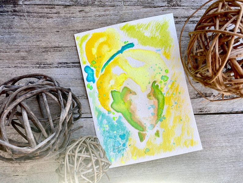 5 x 7 Tink Fairy Peter Pan Tinkerbell Watercolor Painting Tinker Bell