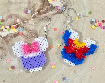 Mismatched Donald and Daisy Duck Mouse Earrings