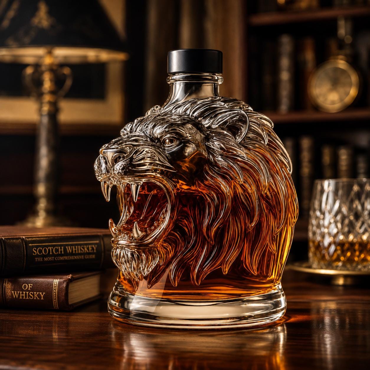 Lion liquor bottle - Etsy 日本