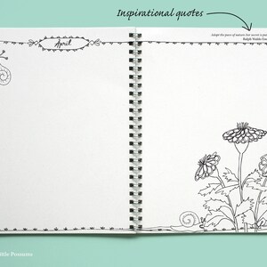 Garden journal, Gardening gift, Gardening diary, Garden planner, Gift for gardeners, Logbook, Grow, Workbook, Vegetable, Green thumb, veggie image 4