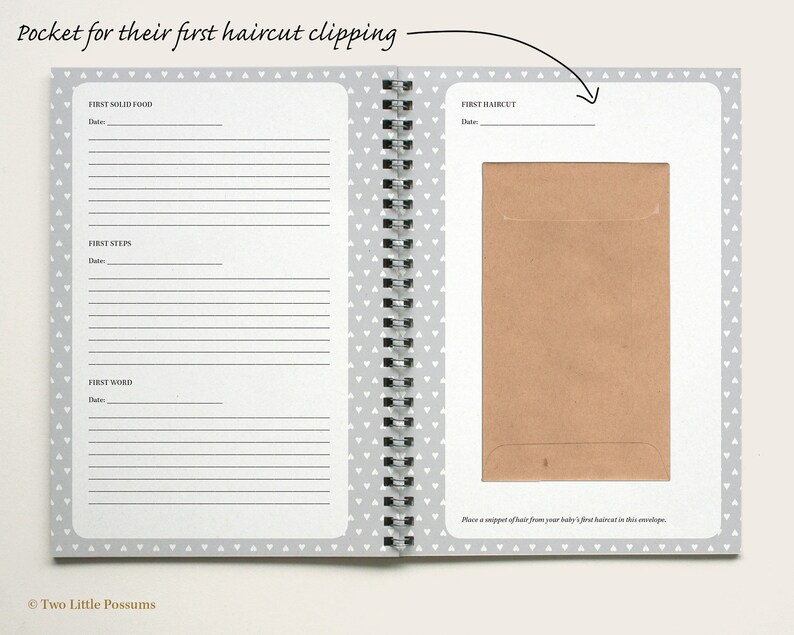 Baby Book Baby Journal Babys First Year Baby Shower Etsy Australia