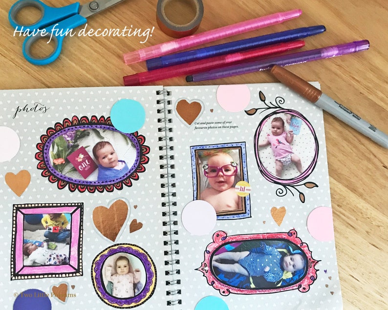 Baby Book Baby Journal Babys First Year Baby Shower Etsy Australia