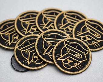 Mini parches personalizados, 25 unidades, parche bordado personalizado de 5 cm con cierre de velcro, lote de pequeños parches para animar.