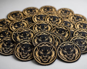 Custom Embroidered Patches 100 Pcs, Bulk Logo Patches Wholesale, Personalized Sew On Patch Lot, Business Uniform Patch