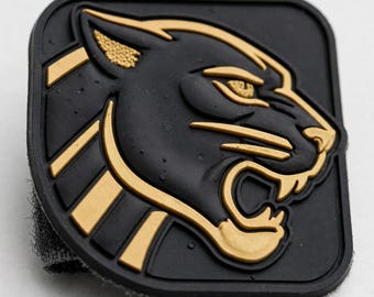 Custom PVC Patches 25 Pcs, Personalized Rubber Logo Patch with Velcro Backing, Waterproof Morale Patch, Tactical Patch