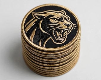 Custom Embroidered Patches 50 Pcs, Bulk Personalized Logo Patches Sew On, Team Uniform Patches, Club Jacket Patch