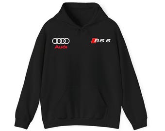 Audi RS6 Unisex Hoodie, verjaardagscadeau voor mannen met capuchon