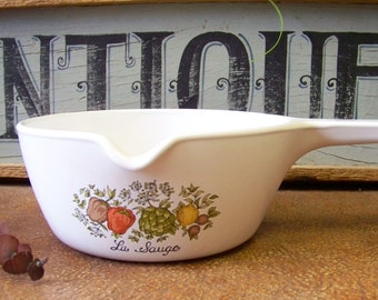 Vintage Corning Ware Spice of Life Pyroceram Menuette, Skillet, Saucepan, or Casserole - tithriftstore.etsy