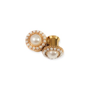 White Pearl Gold Plugs 0g 00g 12mm 14mm 6mm 8mm 10mm Gauged Earrings Pearls Wedding Gauges Bridesmaid Single Flare Screw Back Fancy 8mm 10mm
