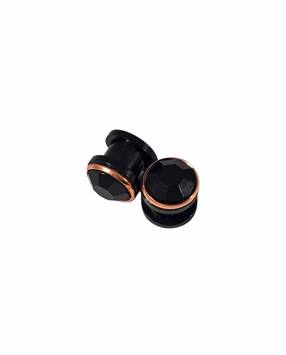 Double Flared White Ivory Stone Ear Gauges Tunnels Double Flared White Ivory Stone Ear Gauges Tunnels