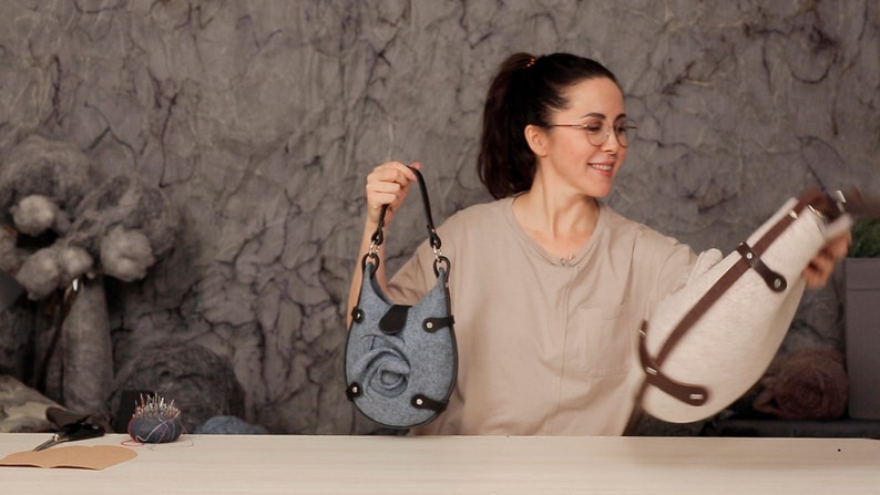 MIDI-filtväska, onlinekurs + set med läderaccessoarer bild 5