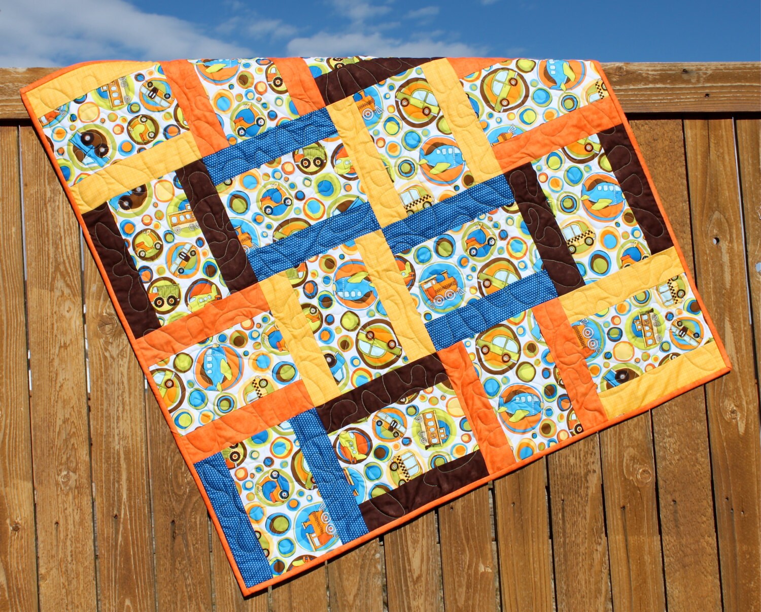 Doubled Up PDF Three Baby Quilt Patterns for Beginning Quilters, Layer