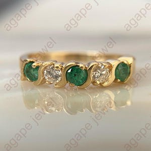 2.00ct emerald and diamond engagament ledies ring, 925 sterling silver ring