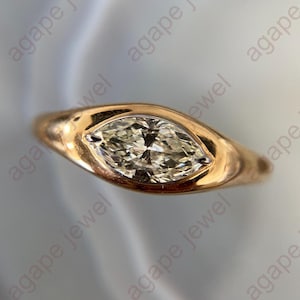 2.00ct marquise cut diamond wedding engagament ring, 925 sterling silver ring
