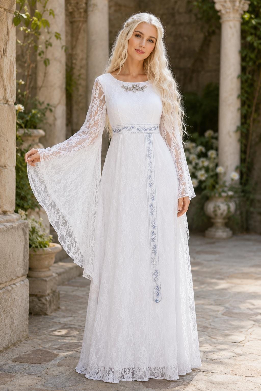 lord of the rings bridesmaid dresses Ring Dress Elderflower Front Pocket Maxi #Graduation prom Flower girl Twirl your way to Color:FULL OF FLOWERS