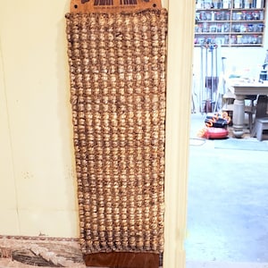 Bear Tree Back Scratcher, Wall Mounted Jute and Wood