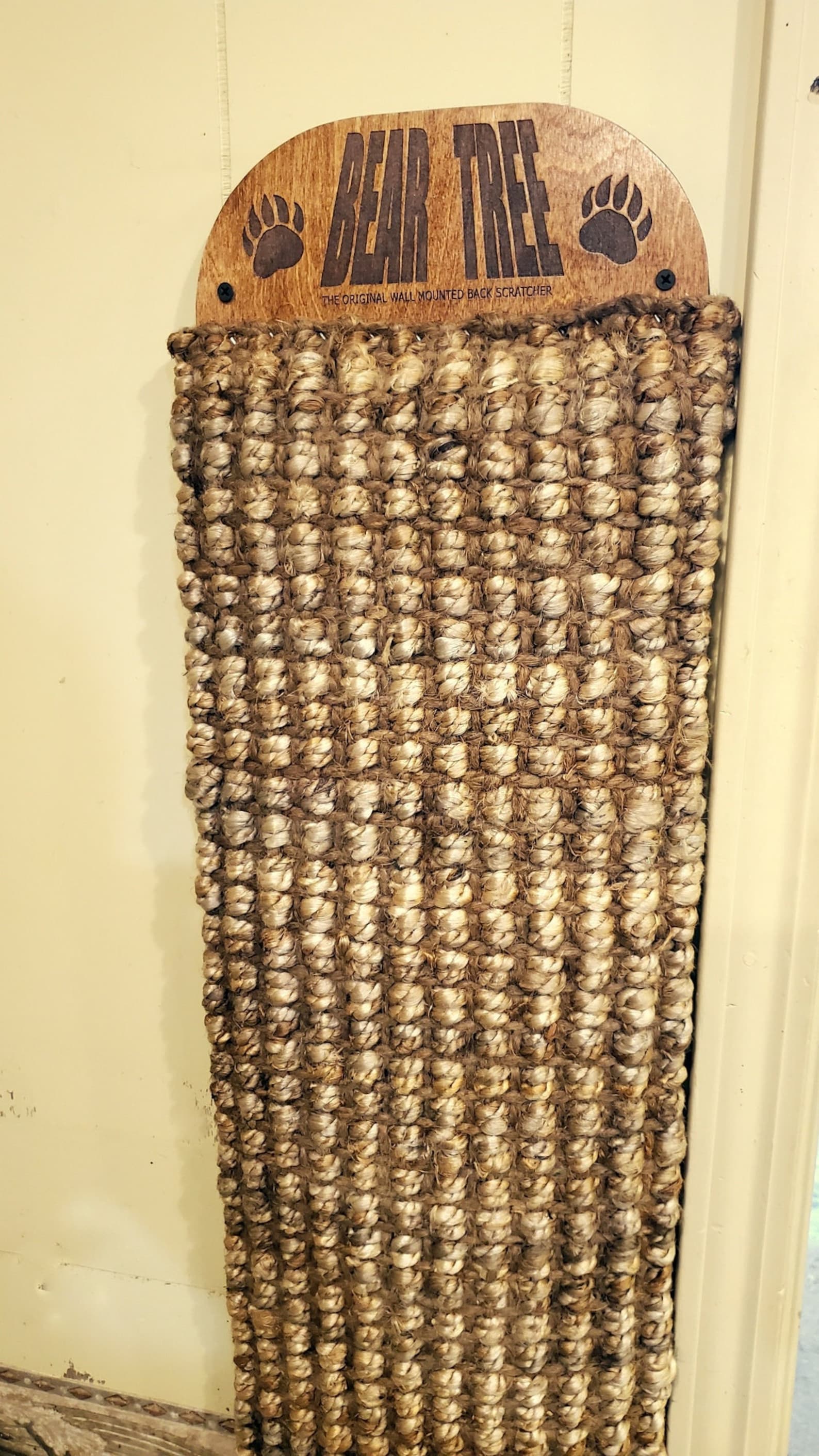 Wall Mounted Back Scratcher Man Cave Decor Rustic Cabin Etsy