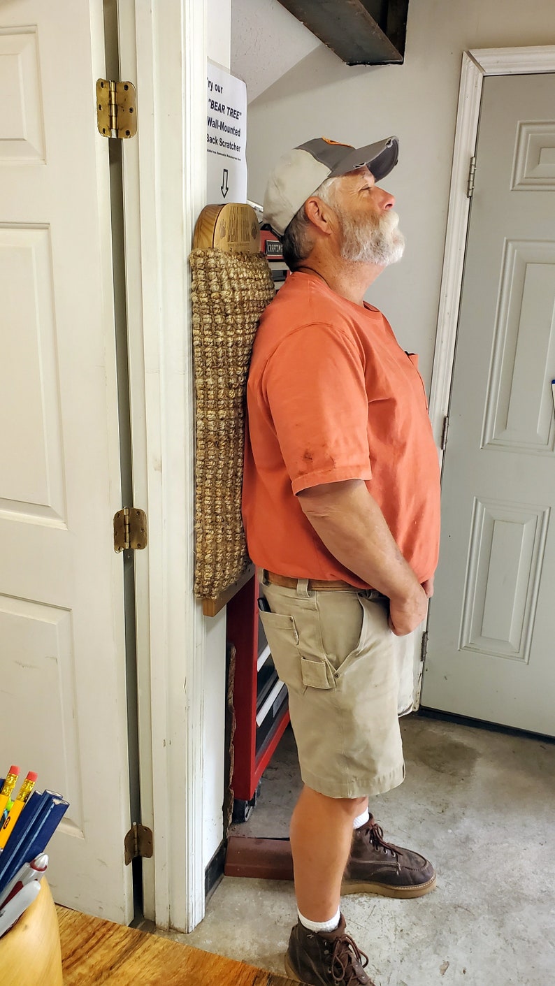 Wall Mounted Back Scratcher Man Cave Decor Rustic Cabin Etsy