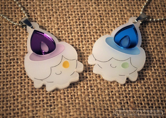 Litwick Acrylic Necklace Pokemon Xy Etsy