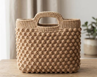 Crochet Bobble Bag Pattern