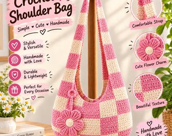 Checkerboard Crochet Bag Pattern