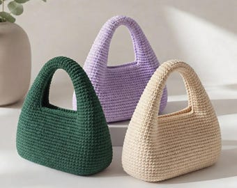 Rounded crochet Handbag Pattern