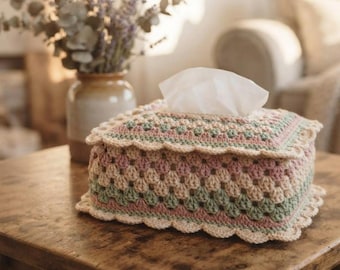 Crochet Tissue Box Cover Pattern
