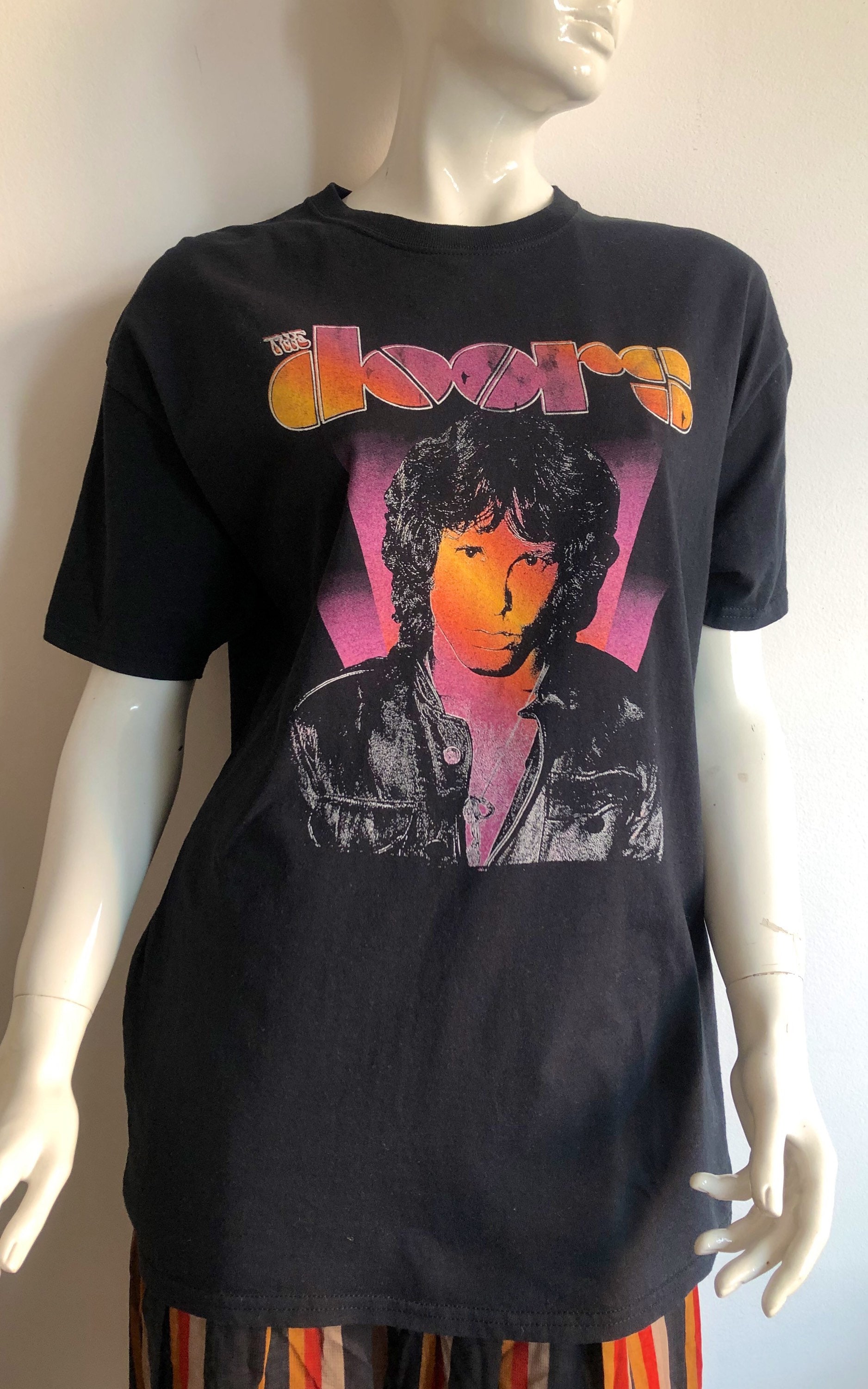 Vintage Unisex Logo Tshirt, the Doors Logo Tshirt, Hipster Festival