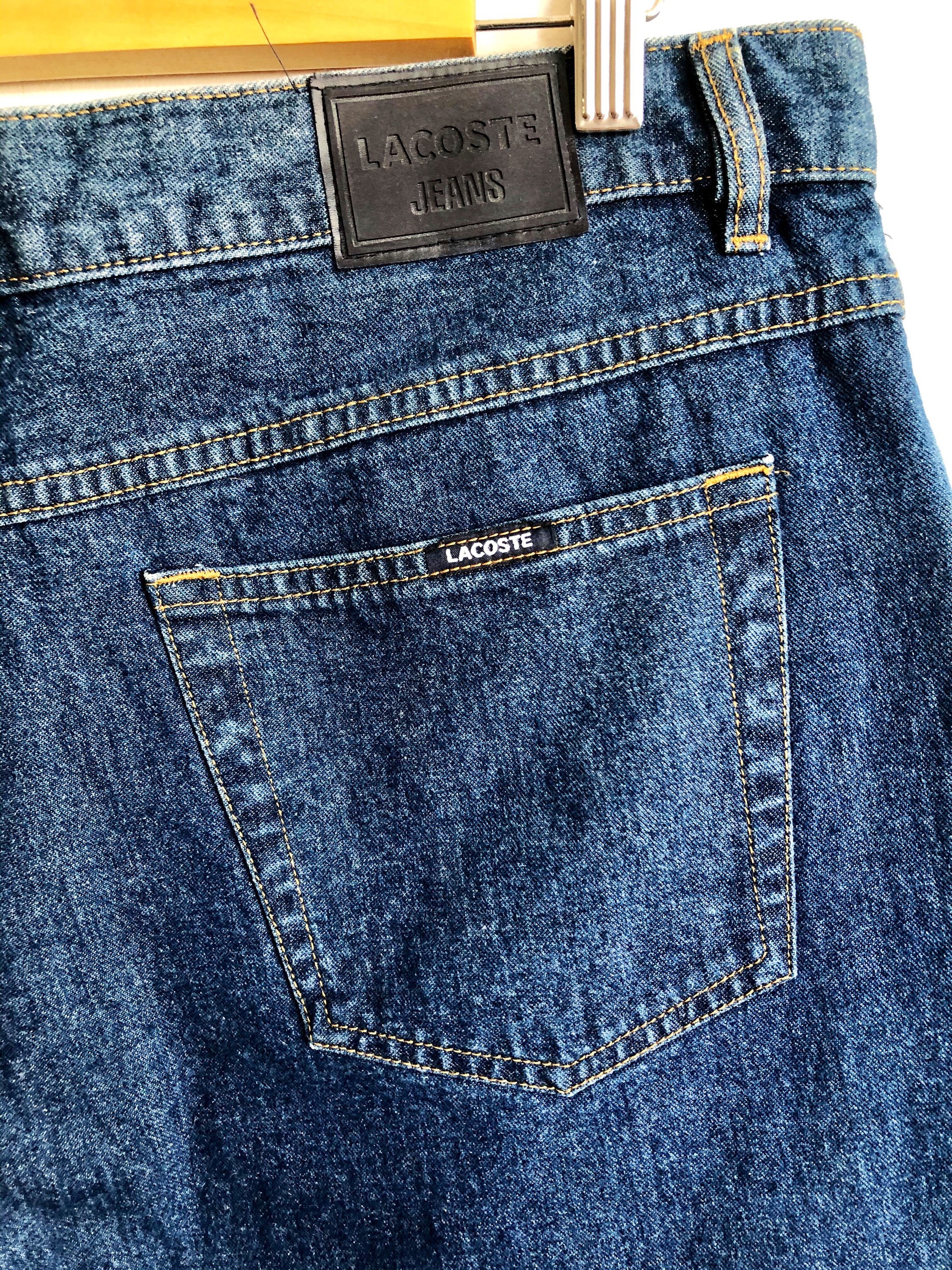 Vintage 90s Lacoste Jeans Dark Blue 