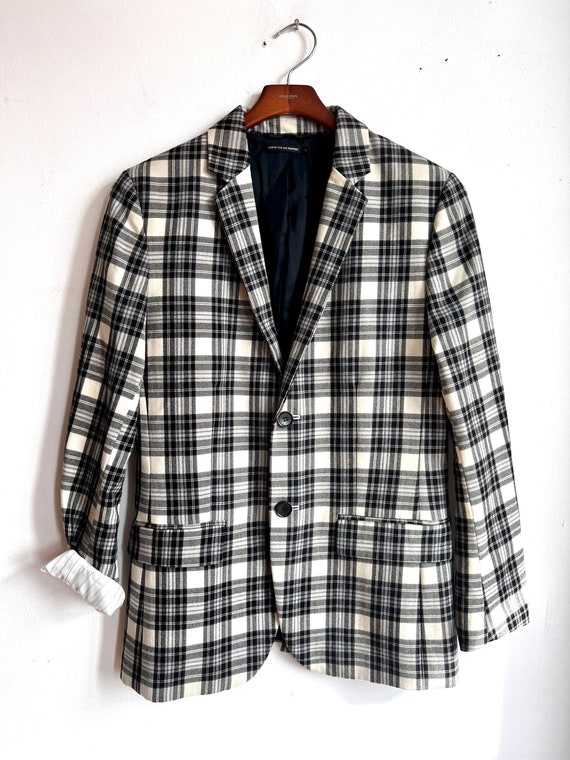 Vintage 90’s man’s / unisex checkered blazer, ging