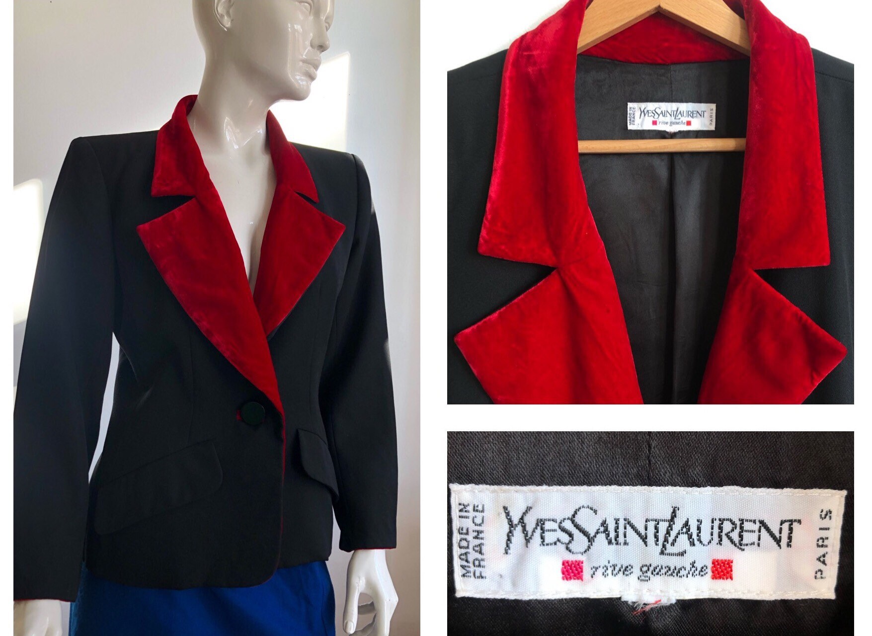 80s red blazer