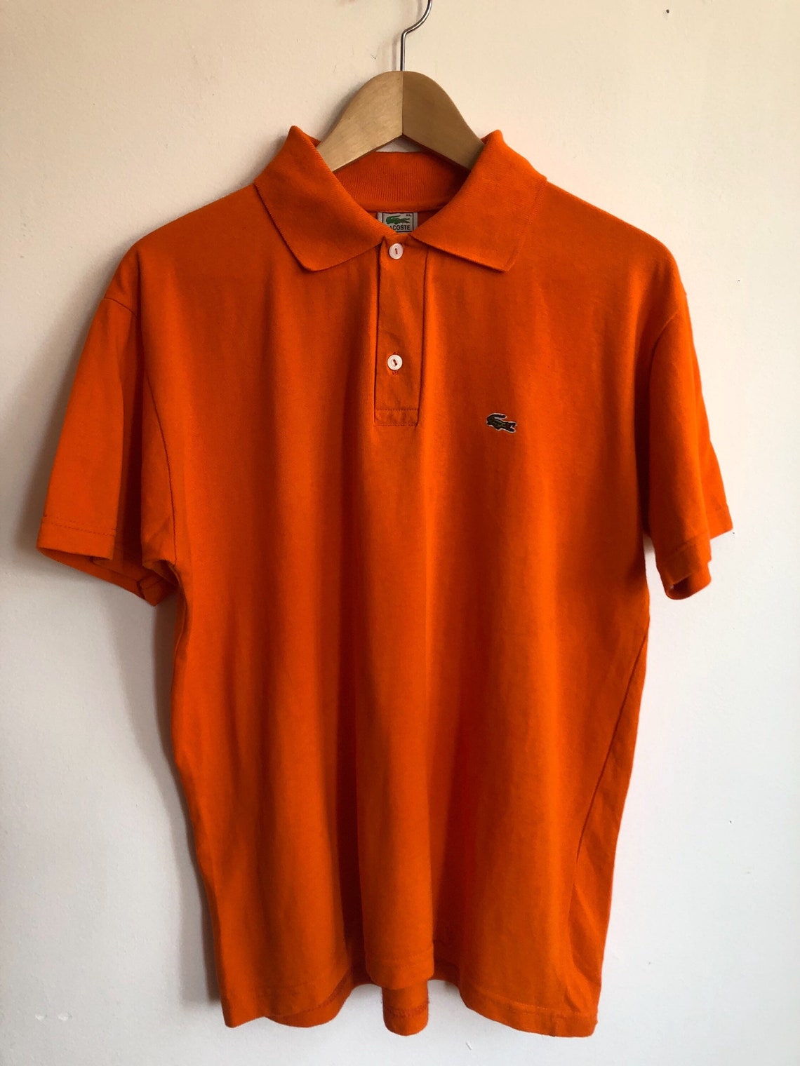Vintage 90s Lacoste T-shirt orange Lacoste shirt hipster | Etsy