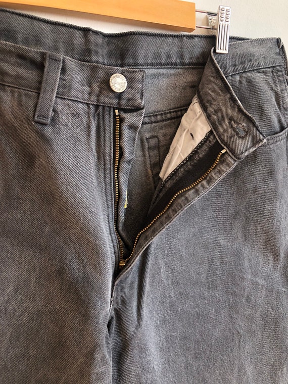 Vintage 80s Wrangler Grey Jeans Hipster Style Denim Dark - Etsy