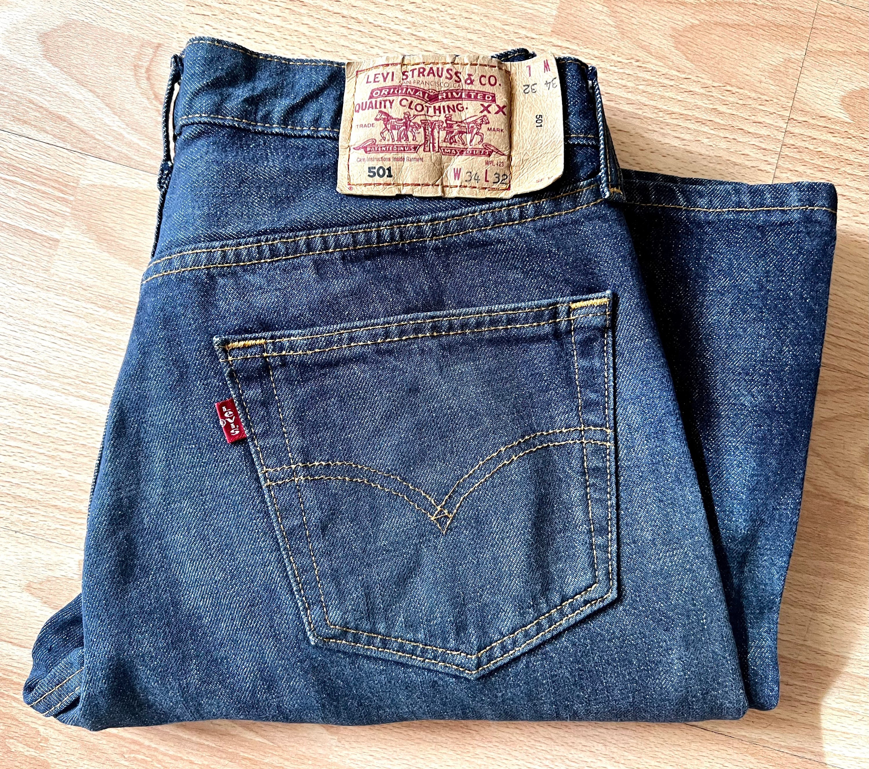 Levis 501 W34 L32 - Etsy