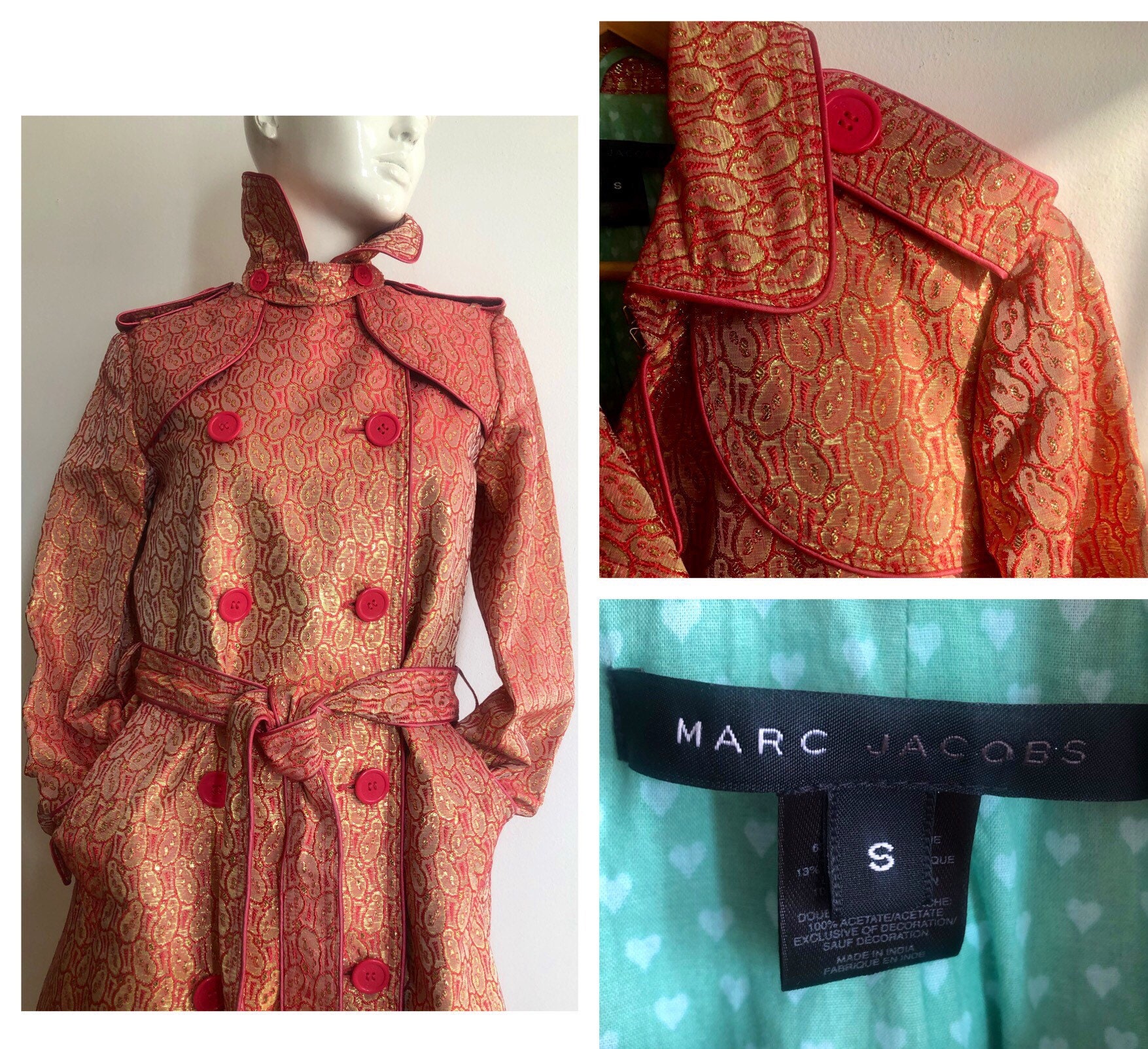 Marc jacobs store red coat