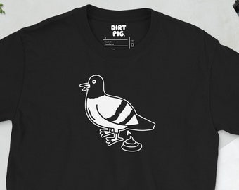 Pooping Pigeon T-Shirt