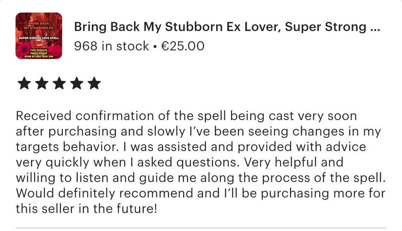 May include: A square digital graphic with a red and dark background featuring the text Bring Back My Stubborn Ex, Super Strong Love Spell, Fast Results, Photo Proof, Done In Less Than 24H, accompanied by images of red flowers and a silhouette.