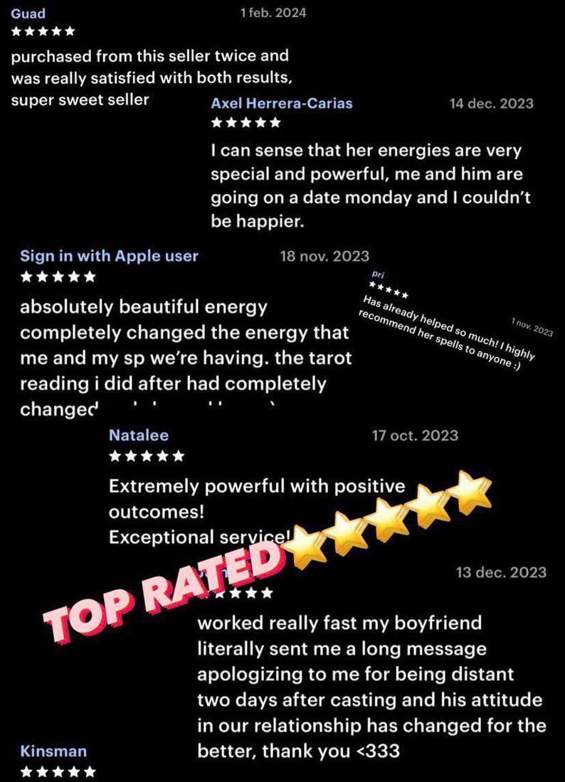May include: A black digital display featuring multiple five-star customer reviews with text testimonials. The reviews include names like Guad, Axel Herrera-Carias, and Natalee, alongside dates and a prominent red banner with the text TOP RATED.