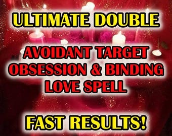 Ultimate Double Avoidant Obsession & Binding Love Spell, Attraction Love Binding Ritual for Stubborn Target, Fast Results
