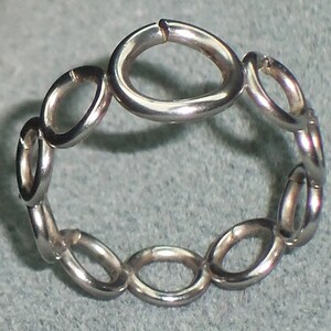 Chainmail Ring &quot;Ring Mail&quot; Welded Size 9