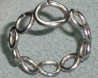 Chainmail Ring "Ring Mail" Welded Size 9