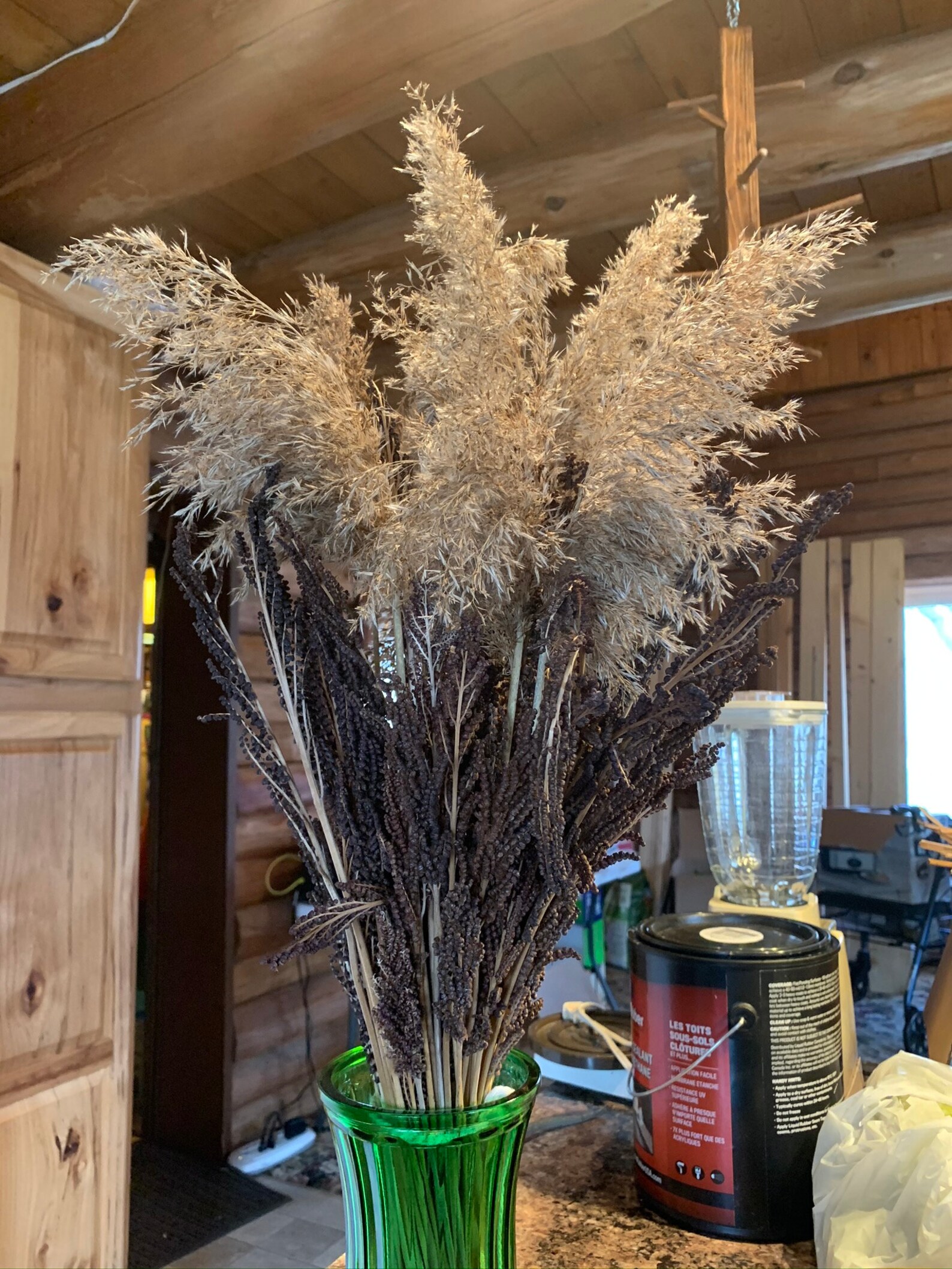Dried Wild Ornamental Grass Display Etsy