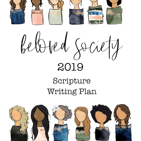 2019 Schrift-Schreibplan