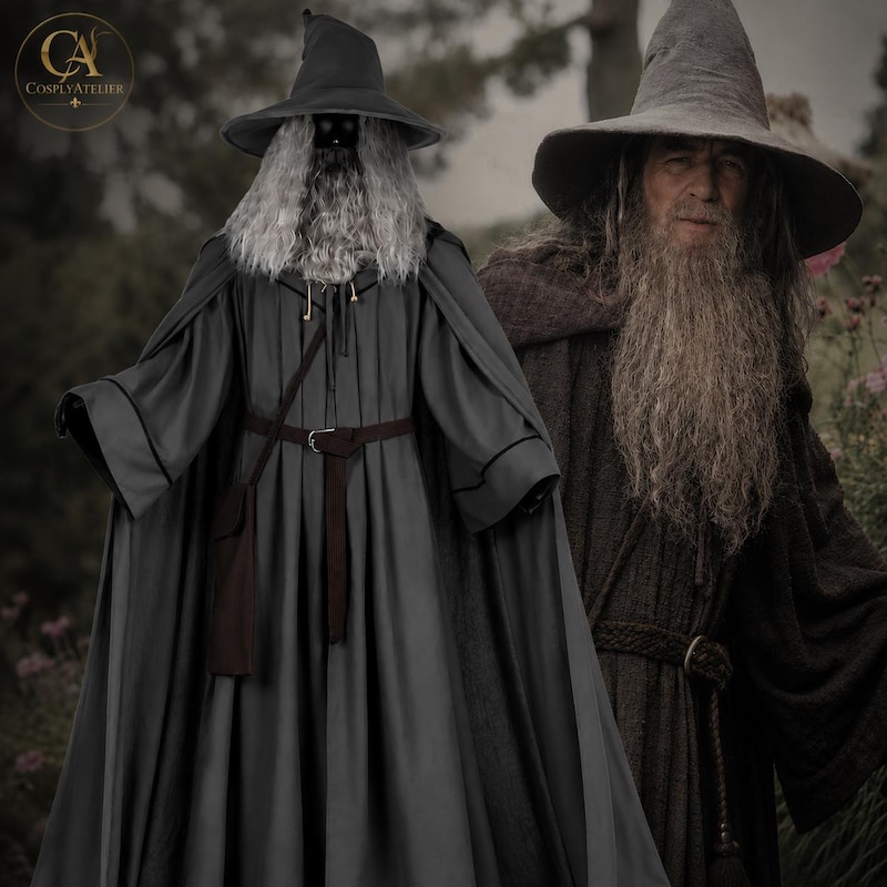 Men's Robe Pattern Free Mens Wizard Costume - Etsy