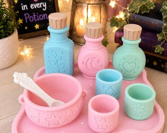 3D Printed Potion Play Set, Imaginative Pretend Play (Eco-Friendly PLA)