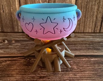 Pretend play fire and cauldron, toddler child Christmas gift. Sensory play, imaginative ASN supportive pretend play toy.