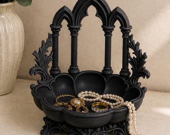 Catch all bowl. Decorative bowl, gothic style.